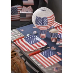 SALE Lampion USA, Ø 20 cm, 2 Stück