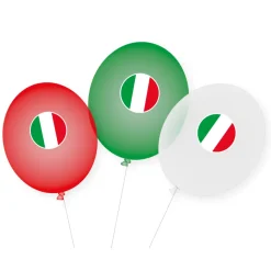 SALE Latexballons Italien, 9 Stück