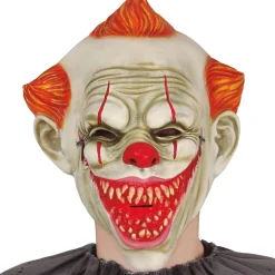 SALE Latex-Maske Grinsender Halloween-Clown