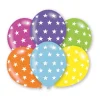 SALE Luftballon Stars, Bunt, 6 Stk.