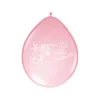 SALE Luftballon Storch It's a Girl, pink, 8 Stk.