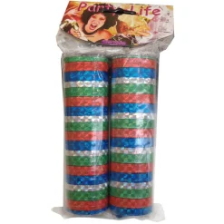 SALE Luftschlangen Hologramm 2er-Set, bunt