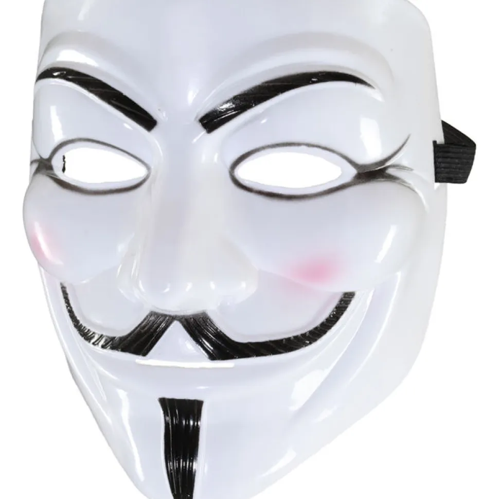 SALE Maske Anonymous, weiß
