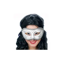 SALE Maske Venedig, silber, aus Kunststoff PREISHIT