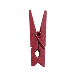 SALE Mini-Wäscheklammern burgund, 3,5 cm, 12 Stk