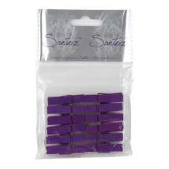 SALE Mini-Wäscheklammern violett, 3,5 cm, 12 Stk