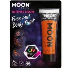 SALE Moon Creations Neon UV-Gesichts- und Körperschminke 12ml, orange