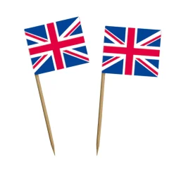 SALE Party-Picker Großbritannien, 5 cm, 50 Stück