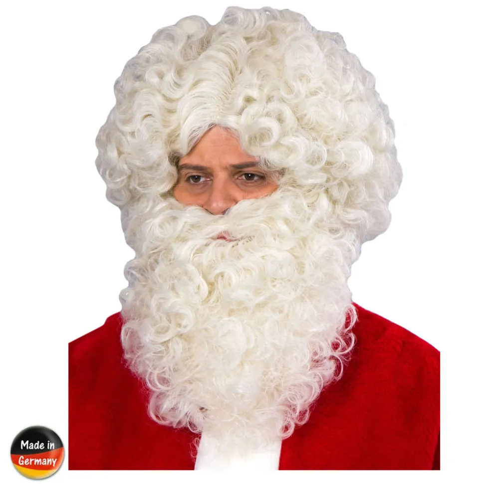 SALE Perücke Herren Nikolaus Weihnachtsmann, Standard, flachsblond