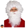SALE Perücke Herren Nikolaus Weihnachtsmann, Standard, weiß