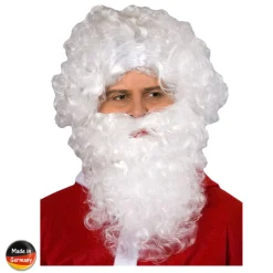 SALE Perücke Herren Nikolaus Weihnachtsmann, Standard, weiß