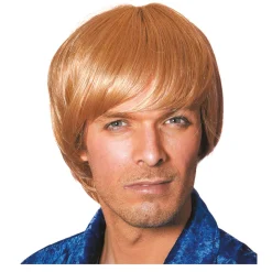 SALE Perücke Herren Pagenkopf Music Man Hero Guy, blond