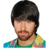 SALE Perücke Herren Pagenkopf Music Man Hero Guy, schwarz