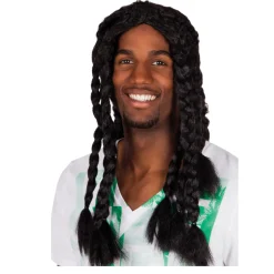 SALE Perücke Herren Rastafarian mit Dreadlocks, schwarz