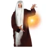 SALE Perücken Herren Langhaar Mittelscheitel Zauberer-Magier-Hexer, weiß