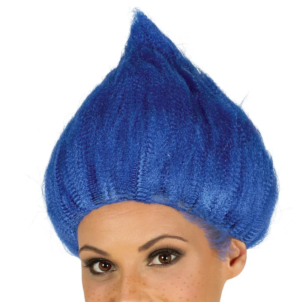 SALE Perücke Zwerg blau