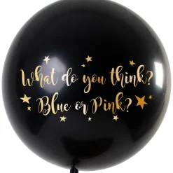 SALE Premium-Latex-Luftballon, Gender reveal, girl, metallic, 90cm