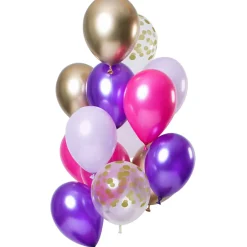 SALE Premium-Latex-Luftballons Purple Posh, 33cm, 12 Stk.