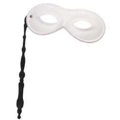 SALE Qualitäts-Maske Lorgnette, weiß