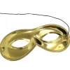 SALE Qualitäts-Maske Stoffbrille, gold