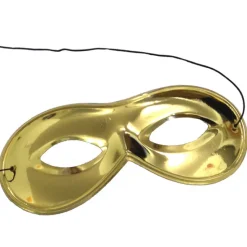 SALE Qualitäts-Maske Stoffbrille, gold