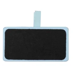 SALE Schiefertafel mit Klammer blau, 4x2cm 12 Stk.