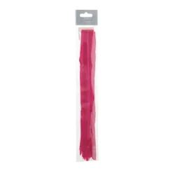 SALE Schleife aus Organza, ca. 20 mm, bordeaux, 5 Stk.