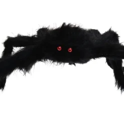 SALE Spinne mit Plüsch, schwarz, Ø 70 cm