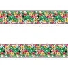SALE Tischdecke aus Kunststoff, Regenwald / Tropen / Palmen, Tischdeko für Cocktailpartys & Co., Größe: 1,37 x 2,13 m