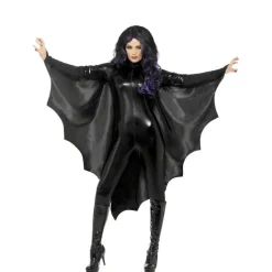 SALE Umhang Fledermaus schwarz, Einheitsgröße