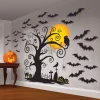 SALE Wand-Deko Halloween Gruselfriedhof 165x85 cm