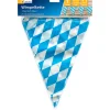 SALE Wimpelkette Bayern 4 m, Höhe 26cm, Bayrische Dekoration, Bayrisches Fest, Blau-Weiß