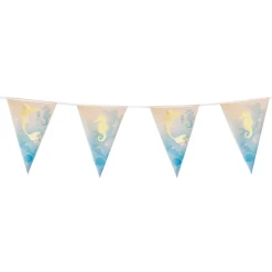 SALE Wimpelkette Meerjungfrau, türkis, gold, 4 m