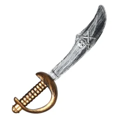 Säbel Pirat mit Totenkopf, 37 cm
