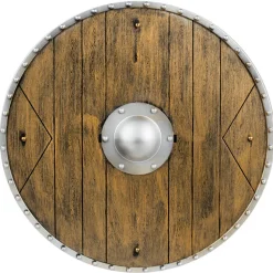 Schild für Ritter oder Wikinger, 40cm, braun