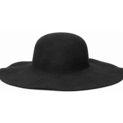Schlapphut / Hut-Rohling aus Filz, Einheitsgröße, schwarz