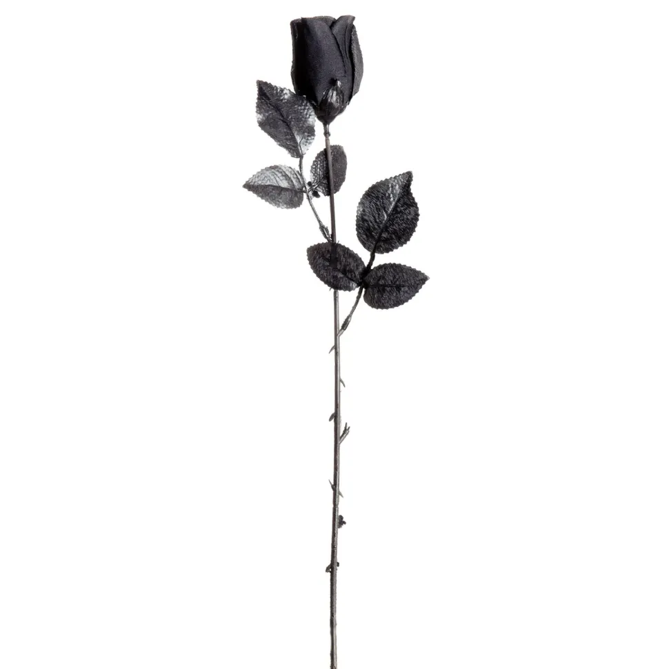 Schwarze Rose, 44 cm