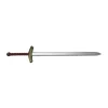 Schwert Zweihänder Master silber-rot, Plastik, 86 cm