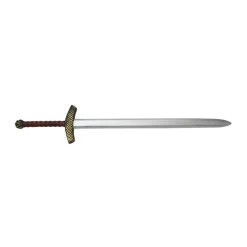Schwert Zweihänder Master silber-rot, Plastik, 86 cm