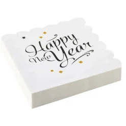 Servietten Happy New Year, 33x33 cm, 20 Stück