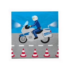 Servietten Polizei 20 Stk.