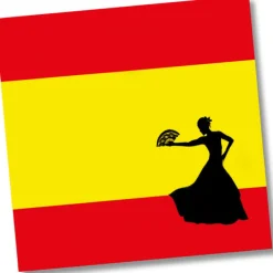 Servietten Spanien 3 lagig 20 Stk. 33 x 33 cm