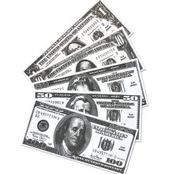 Spielgeld Dollar-Scheine, 100 Stück