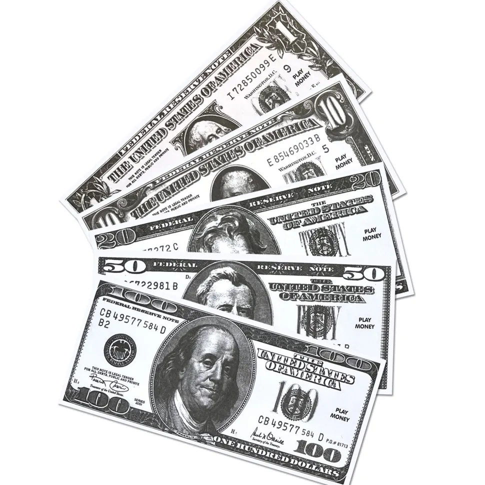 Spielgeld Dollar-Scheine, 100 Stück