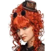 Steampunk-Mini-Zylinder, braun, mit Clips