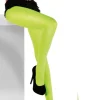 Strumpfhose blickdicht, neon grün, Einheitsgr.