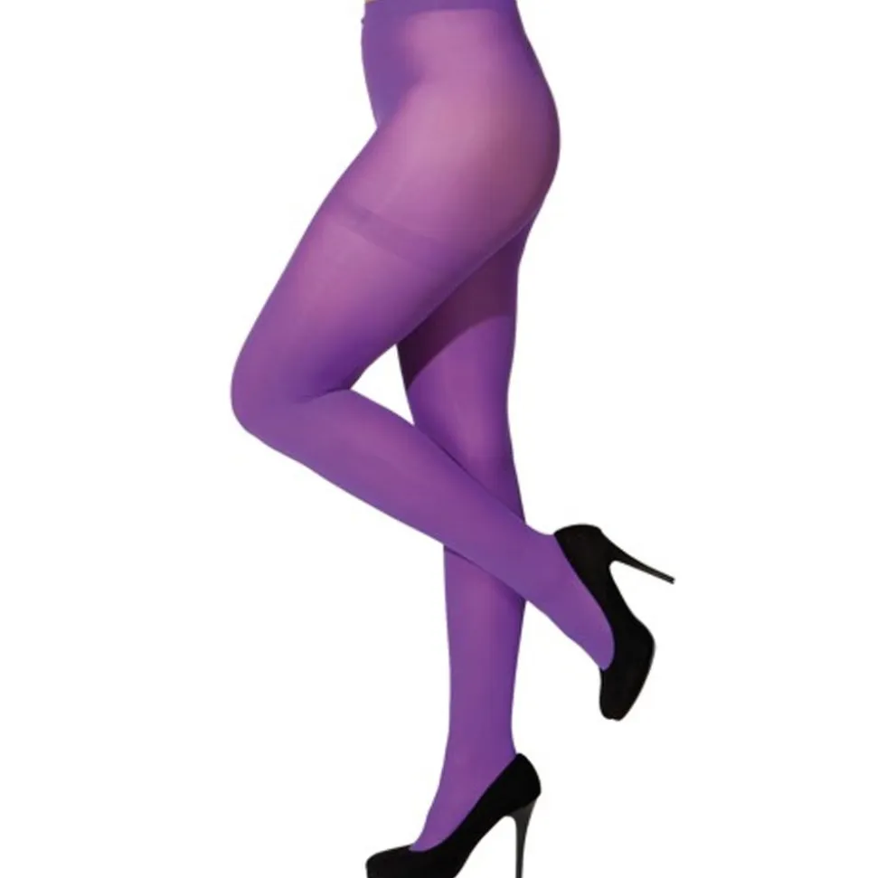 Strumpfhose lila, Gr. S-M