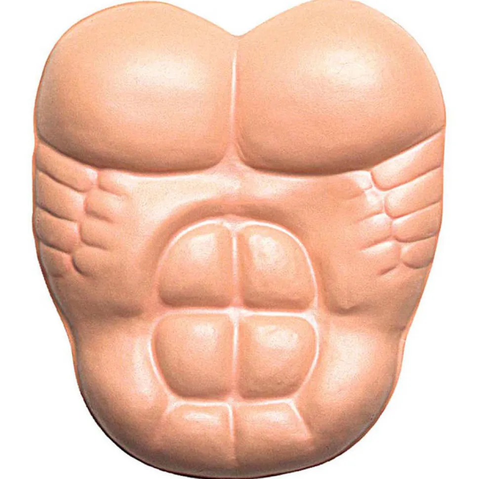 Super-Muskel-Body / Sixpack mit Gummiband