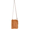 Tasche aus Plüsch, braun