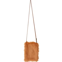 Tasche aus Plüsch, braun